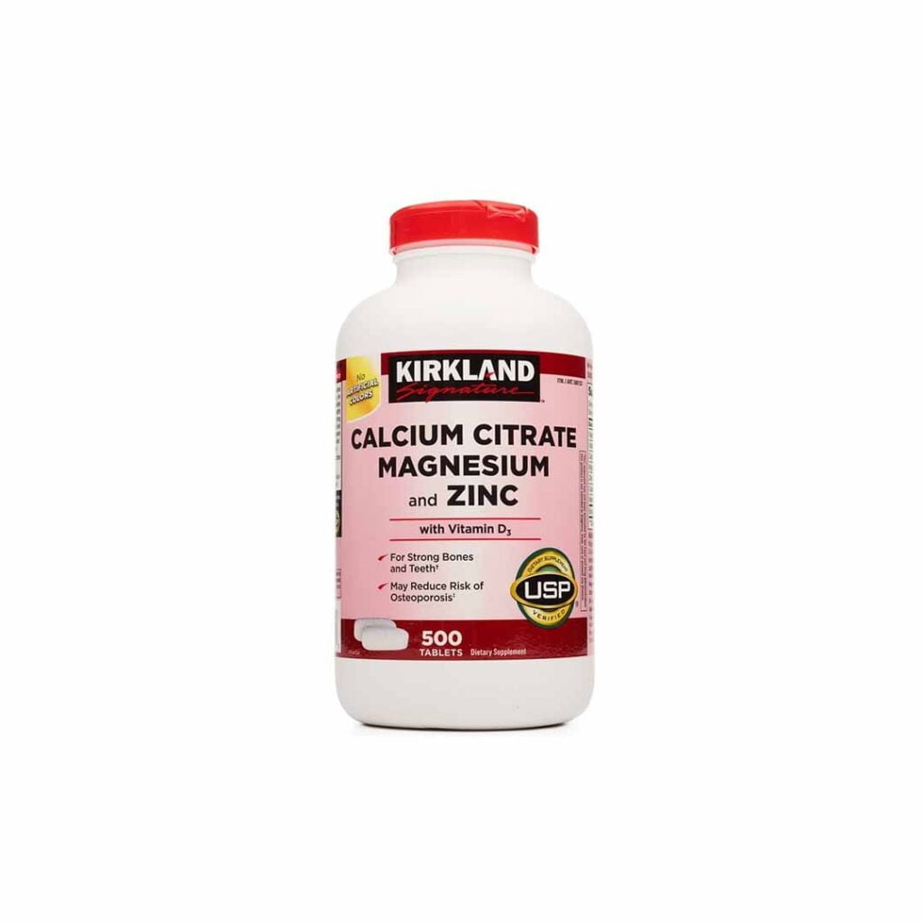 Kirkland Calcium Citrate Magnesium y Zinc (500 Tabletas) Palacio de