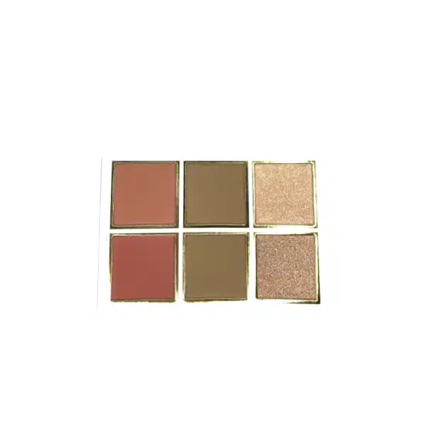 Paleta Salome Blush, Contour, Highlighter X6 Palacio de los detalles