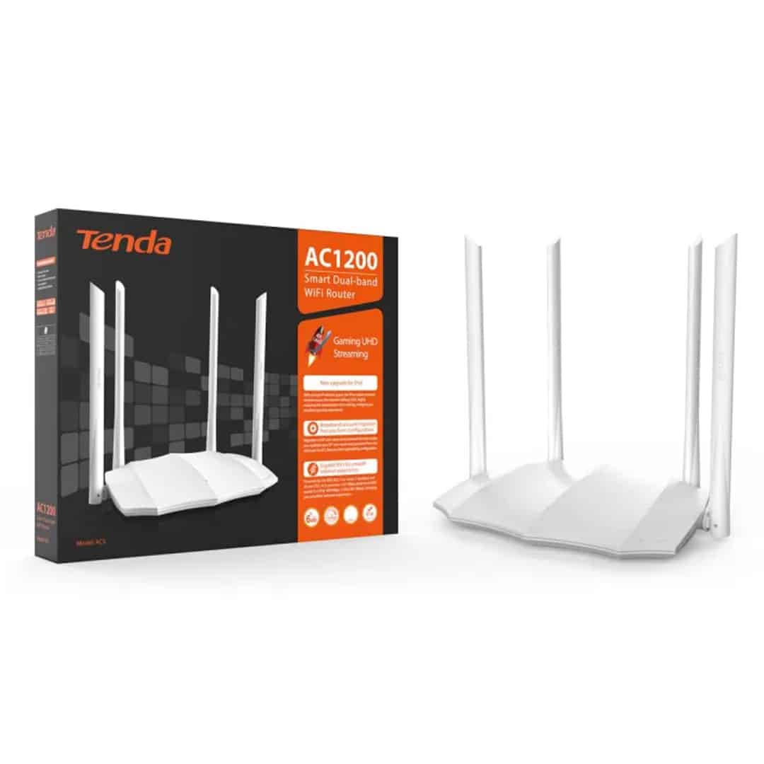 ROUTER TENDA AC1200 DUAL BAND AC5 ROUTER TENDA AC1200 DUAL BAND AC5 - Imagen 1