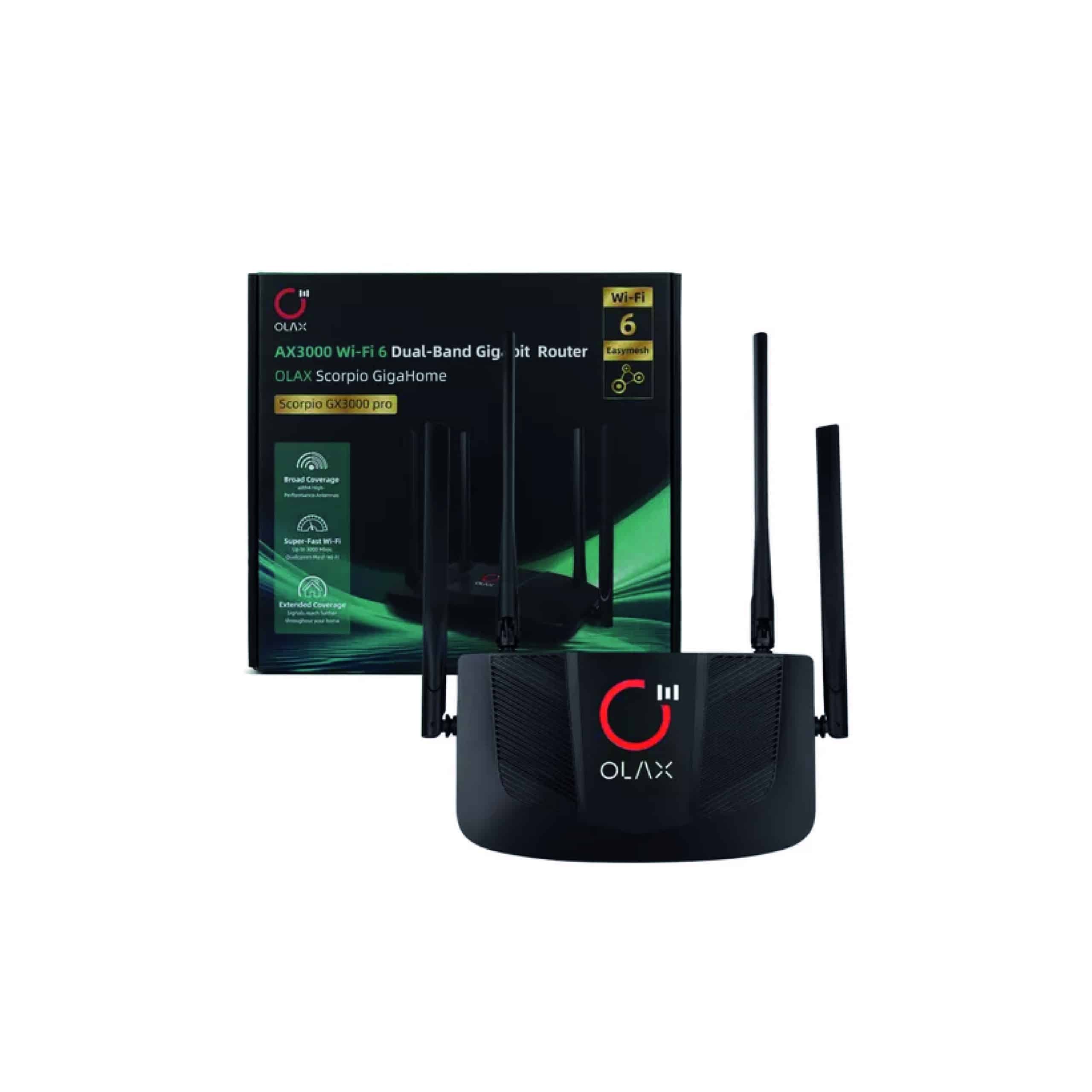 ROUTER OLAX ROUTER AX3000_Mesa de trabajo 1 ROUTER OLAX ROUTER AX3000 - Imagen 1